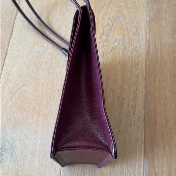 Authentic Vintage Cartier Must de Cartier Burgundy Leather Shoulder Bag